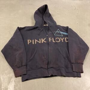 vintage y2k distressed boxy Pink Floyd hoodie
